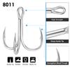 High-carbon Steel Blood-groove Lure Anchor Fish hook15Pack of Universal Saltwater and Freshwater Fishing Hooks with Thickened Re