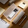 Stationery Box Simple Plastic Pen Storage Case Practical Large Capacity Pen Holder Multifunctional Translucent Pencil Case School Office