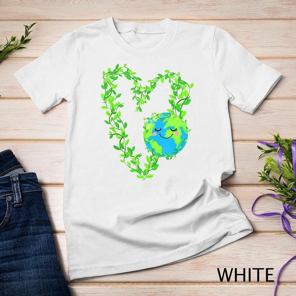 Earth Day 2023 Heart Earth Day Kids Boys Girl T-Shirt Unisex T-shirt 8 S