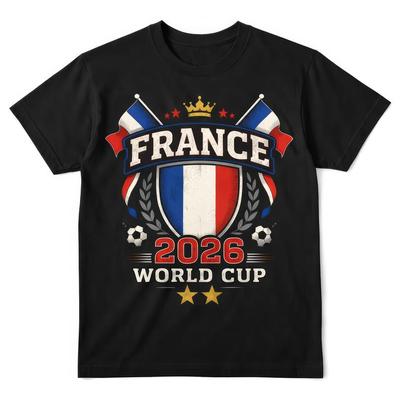 France 2026 World Cup Football Shirt France Soccer Fan Tee National Team