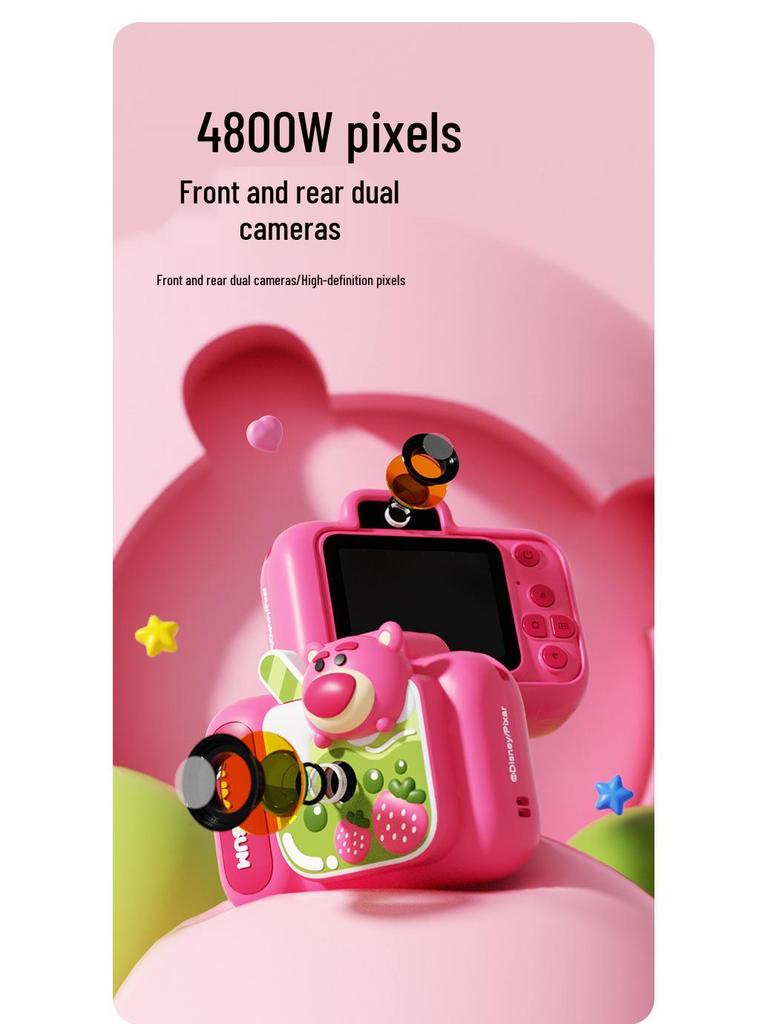 Judy Kids HD Digital Camera & Camcorder Toy for Girls