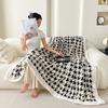 Thousand Bird Patterned Knitted Blanket
