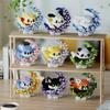 Flower Moon Animal Micro Building Blocks Sanrio Cinnamoroll Losto Panda Cat Dog Fox 3D Model Mini Brick Figure Toys for Kid Gift
