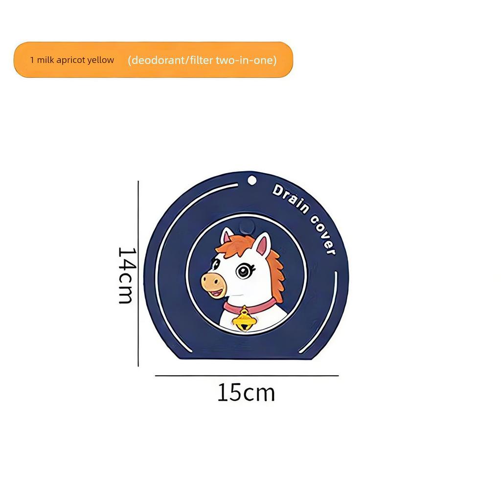 Japanese-Style Anti-Odor Drain Cover, Anti-Clogging Silicone Pad, Anti-Odor Drain, Sewer Anti-Odor Device