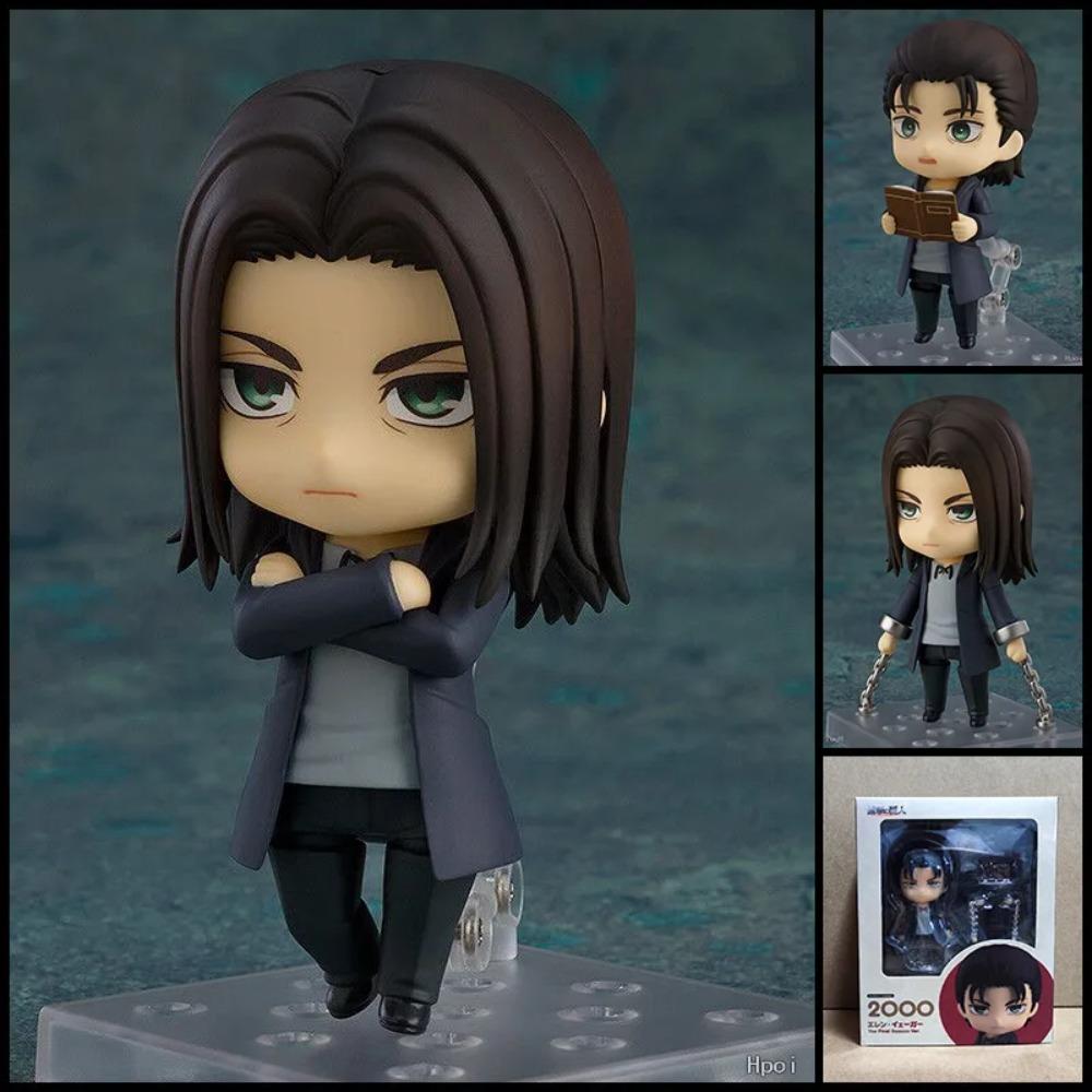 Attack on Titan Animation Seriefigurer Leksak Eren Mikasa Levi Hange Reiner Anime Action Rörliga Modellfigurer Samling NTR