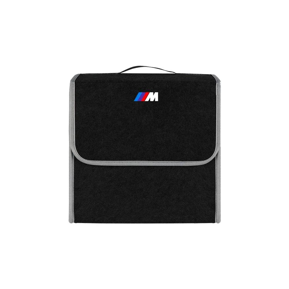 Car Trunk Storage Bag Leather Camping Box Collapsible Auto Emblem Organizer Accessories for BMW M Performance E36 E60 E90 E46 M5