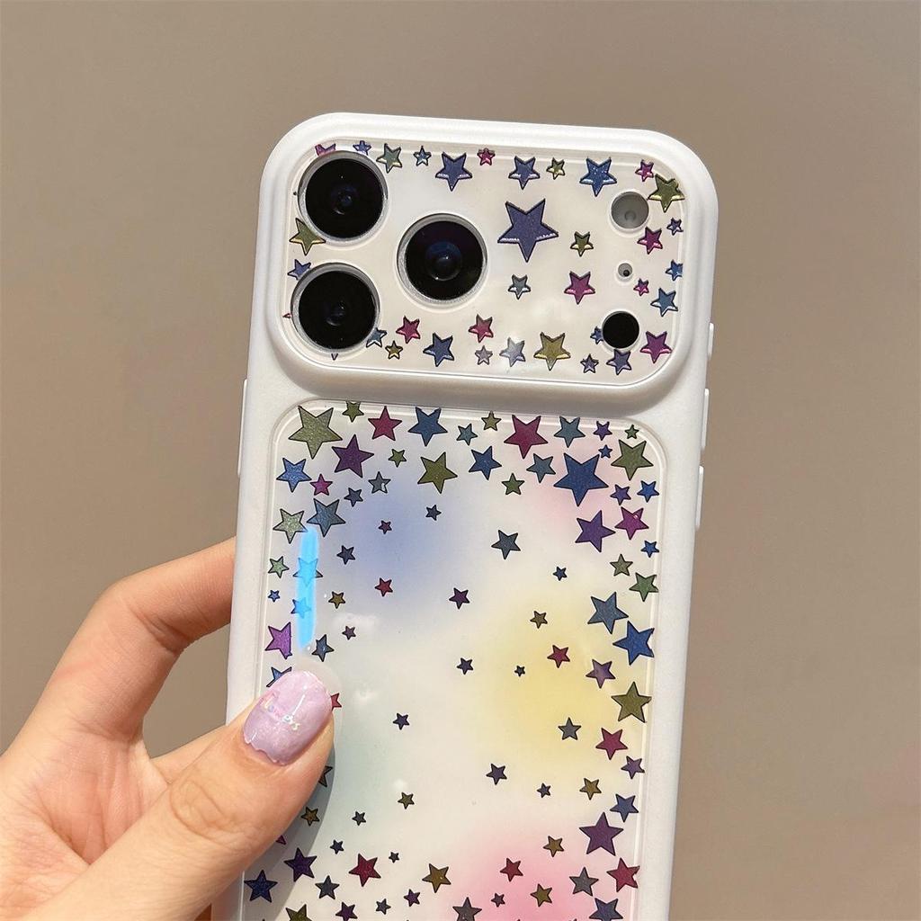 Star Gradient Drop-proof Phone Case for iPhone 15 Compatible with Apple 17/16 PROMAX