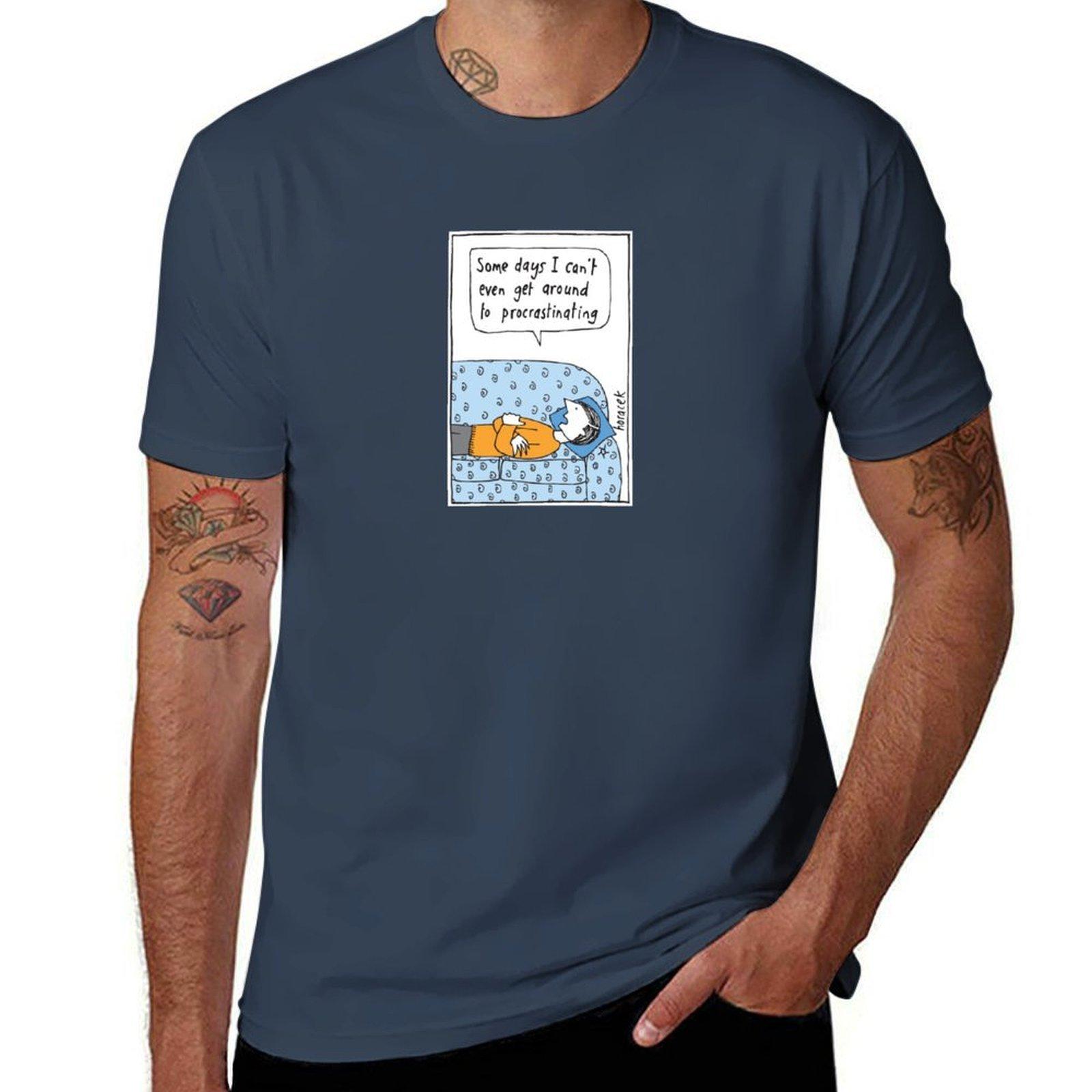 Procrastination Tshirt Uv Protection Outdoor Tee Shirt S