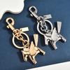 Unicorn Keychain Metal Pendant With Stylish 3d Design For Daily Use And Gift