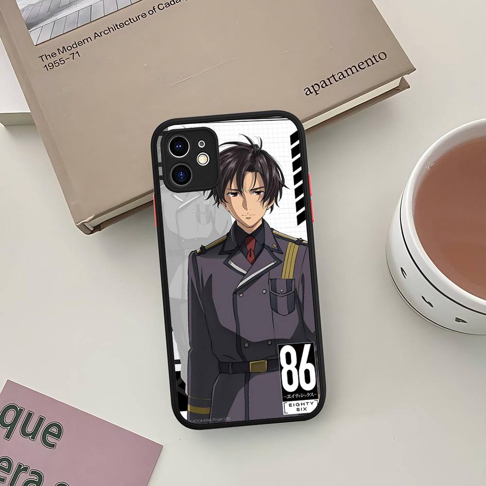 Classic Anime 86 Eighty Six Phone Case For IPhone 16 15 14 13 12 11 Pro Max 7 8 6 6s Plus Matte Cover