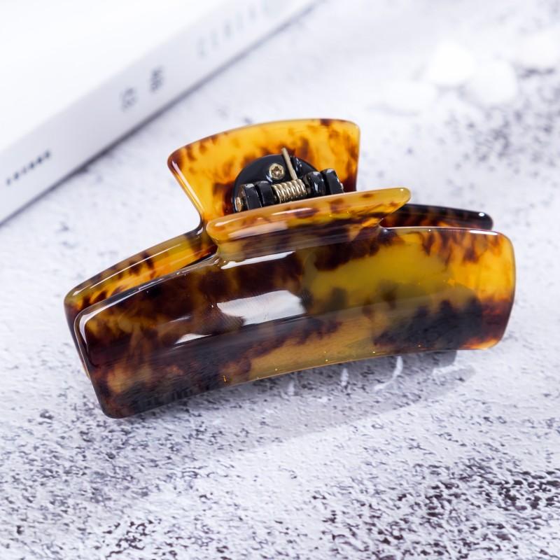 

Ацетатные заколки длиной 7,5 см, роскошные леопардовые крабы для волос, головные уборы для девочек, модные аксессуары для волос, заколка