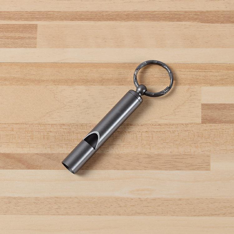 304 Stainless Steel High-Loudness Lifesaving Whistle for Outdoor, Referee, Wilderness Survival, or Emergency Use.