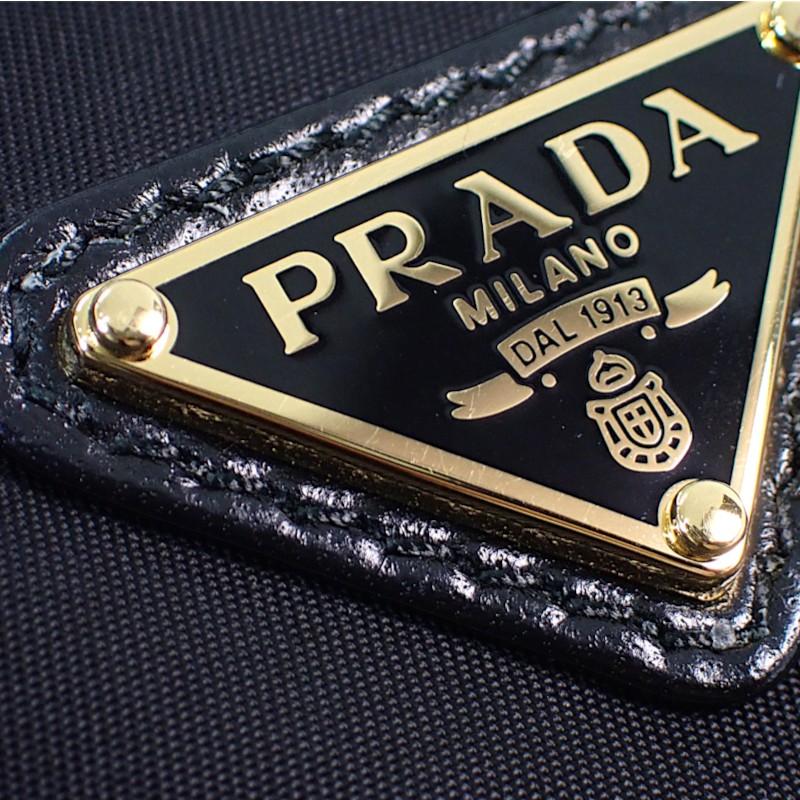PRADA  1BC241_RP0C_F0002_V_OXO 2WAY bag black leather/Nylon Women