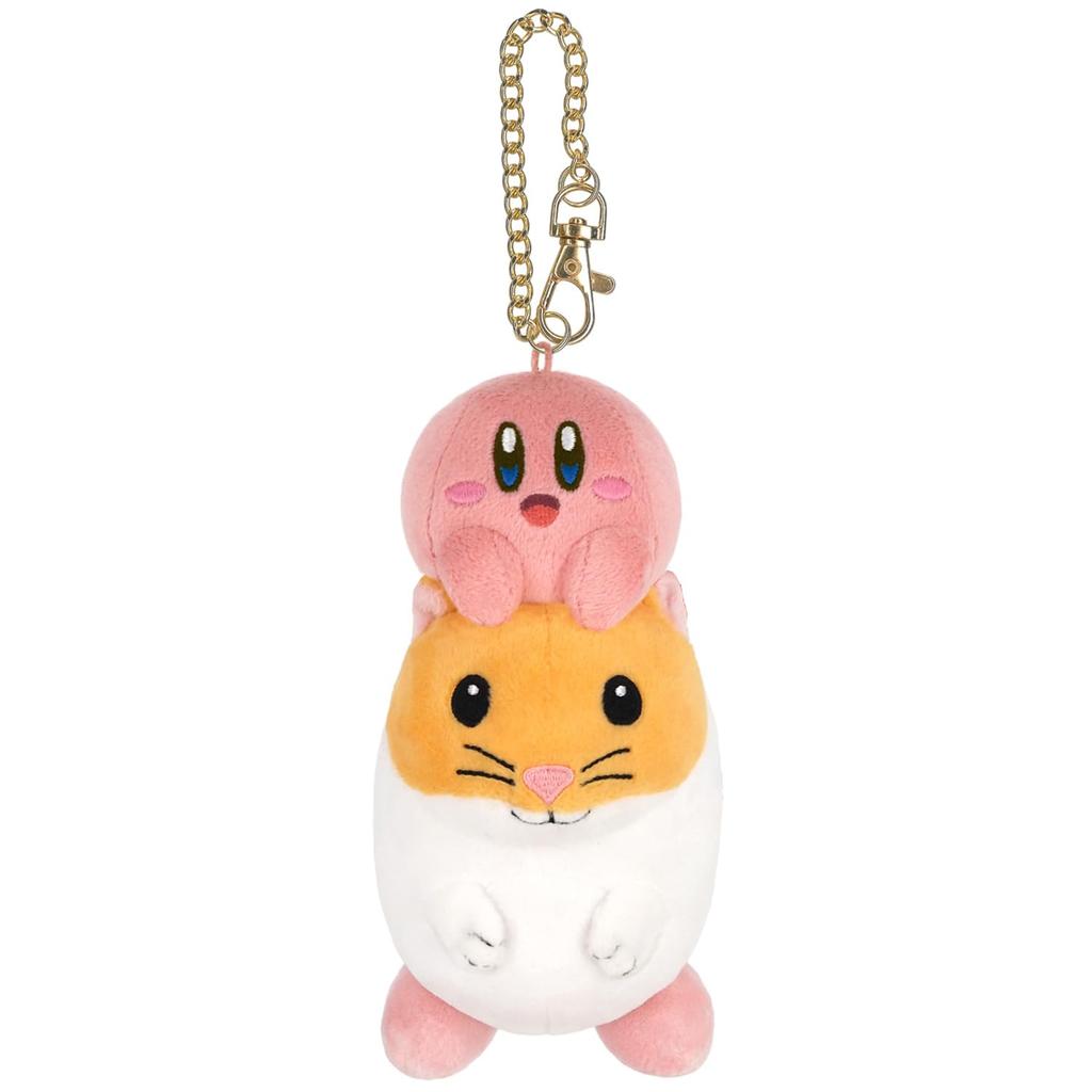 Sanei Boeki Kirby of the Stars ALL STAR COLLECTION KPM12 Rick & Kirby Mascot W7 x D9 x H15cm KPM12