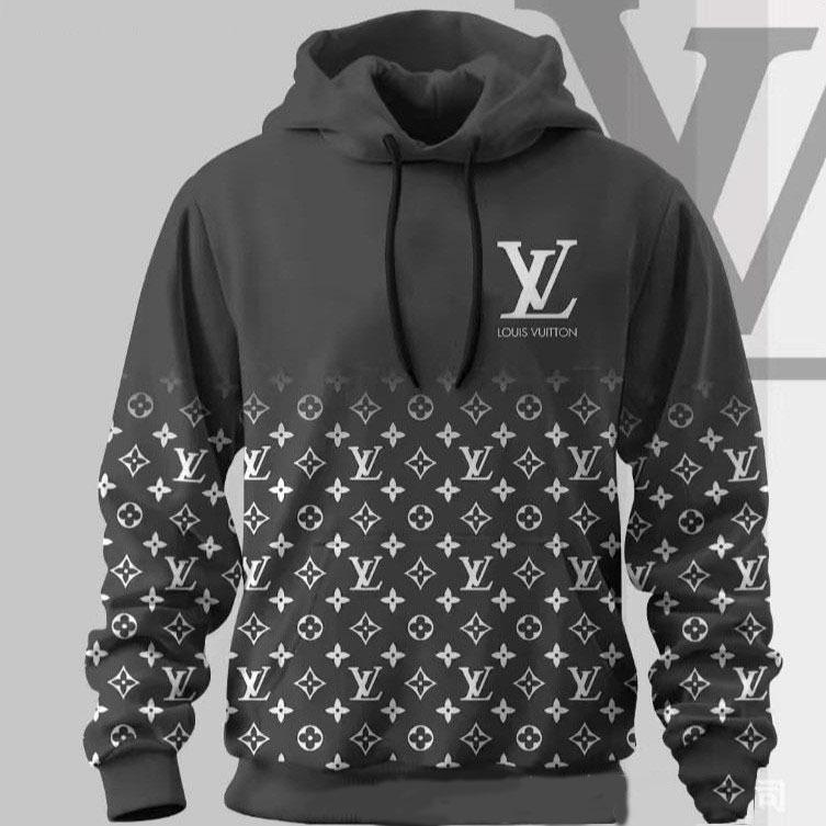 Leichter Luxus-Freizeithoodie mit Allover-Print, Frühjahr/Herbst 2025