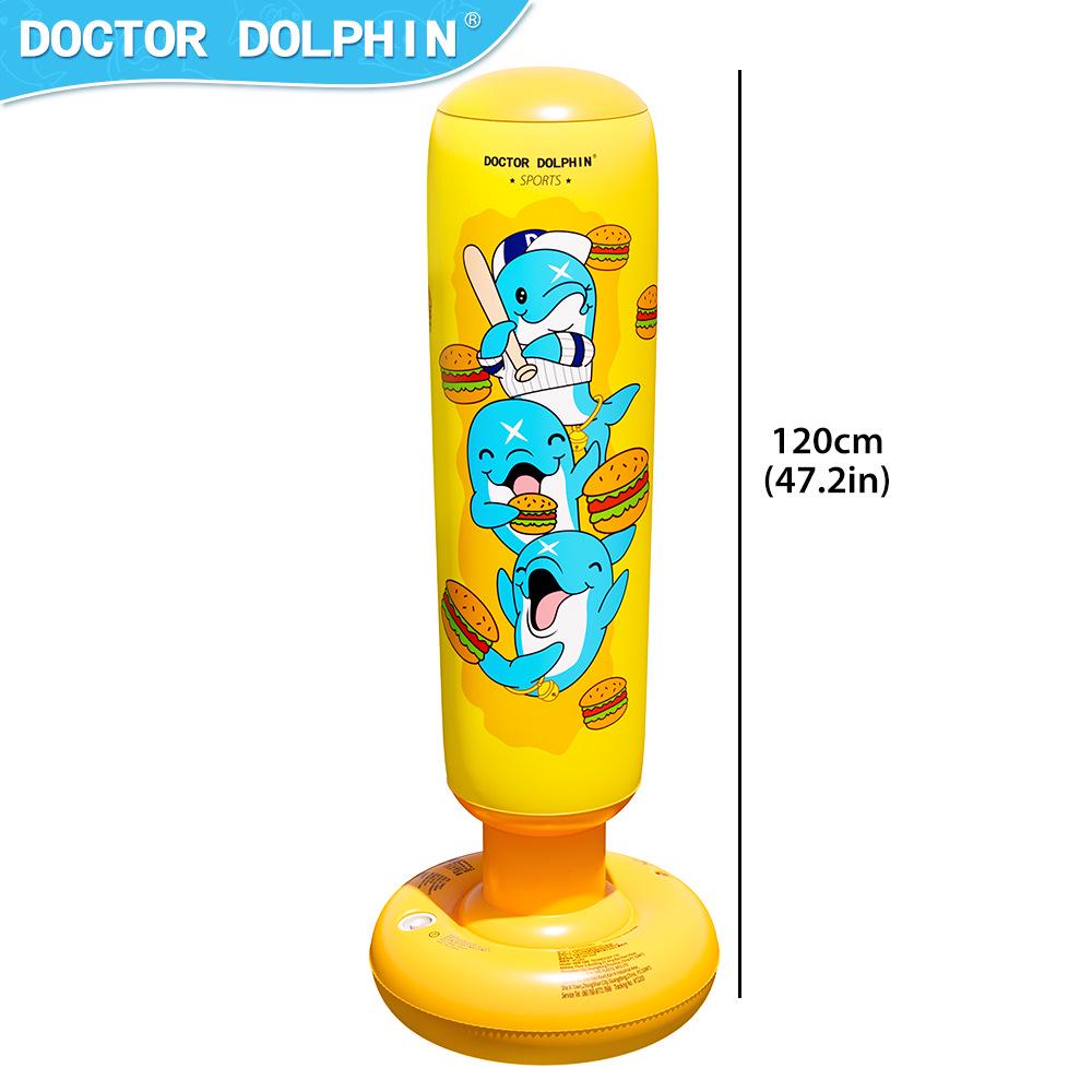 Children's Thickened Inflatable Punching Bag - Vertical Boxing Column and Stress Relief Tumbler Sandbag.
