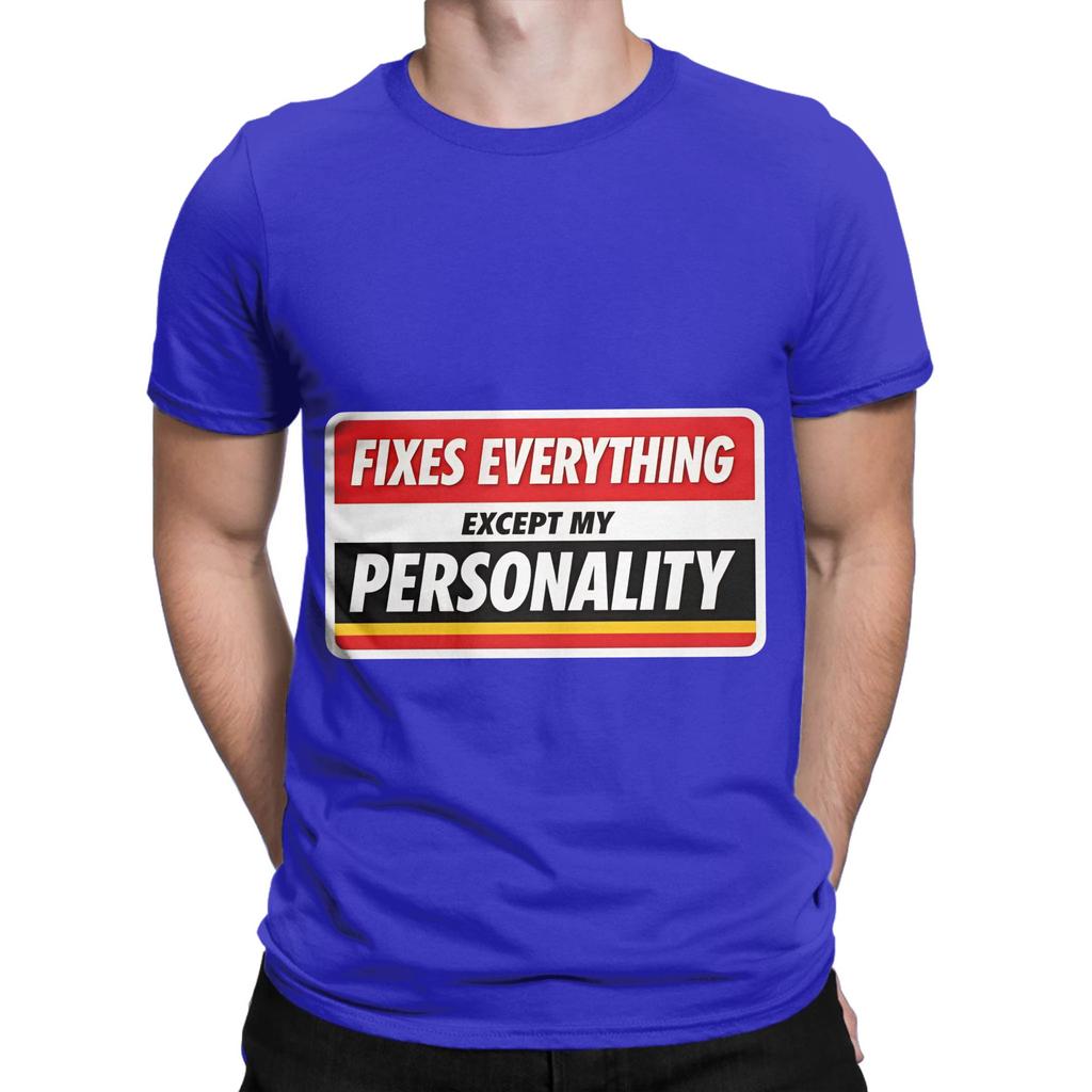 Fixes Everything Except My Personality Funny Tylenol Meme Sticker Novelty Graphic 100 Cotton TShirt Tylenol Tees Tops For Unisex