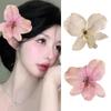 Simulated Orchid Hairpins Flower Hair Clip For Women Seaside Hairpin Side Clip  Hair Accessories