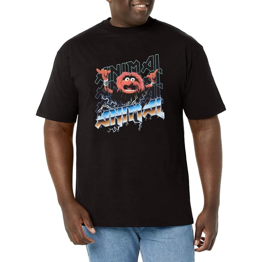 

Disney Mens Muppets Animal Metal Men s Tops Short Sleeve Tee Shirt XXXXXL різнокольоровий