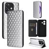 For Oppo A3 4G/A3 5G/A3x 4G/A3x 5G/A40M 4G/A40 4G/A3i 5G/A60 5G Wallet Case Rhombus Imprinted Leather Phone Cover