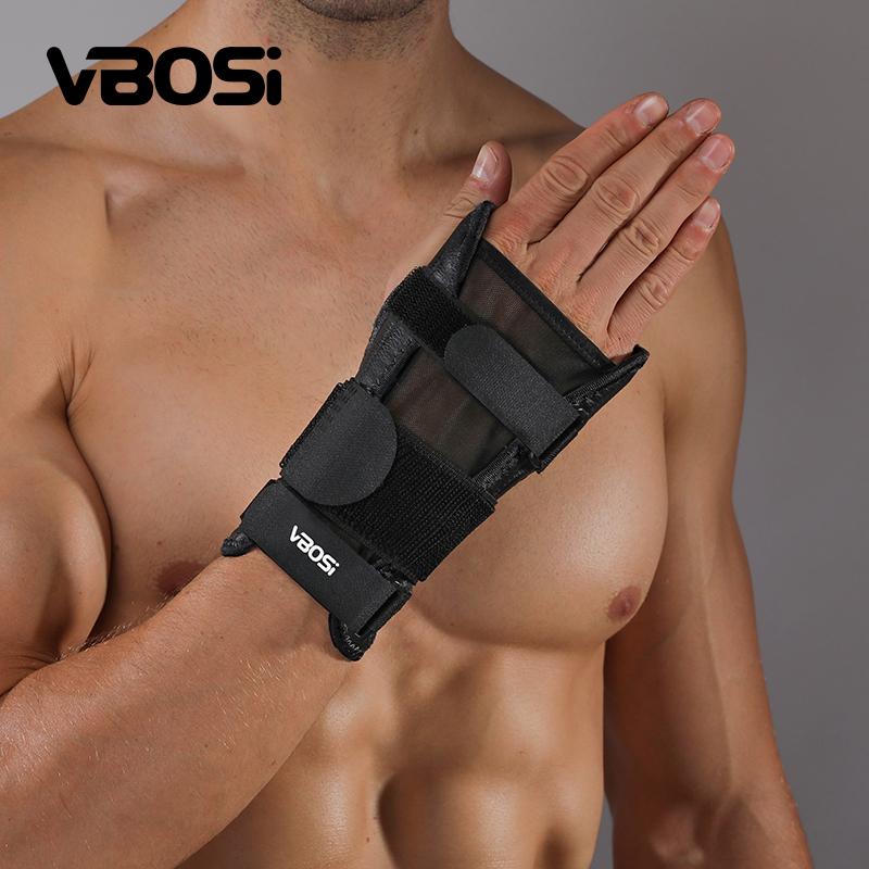 Vbosi Adjustable Wrist Support Brace with Metal Splint for Carpal Tunnel Relief Unisex Left Right Hand