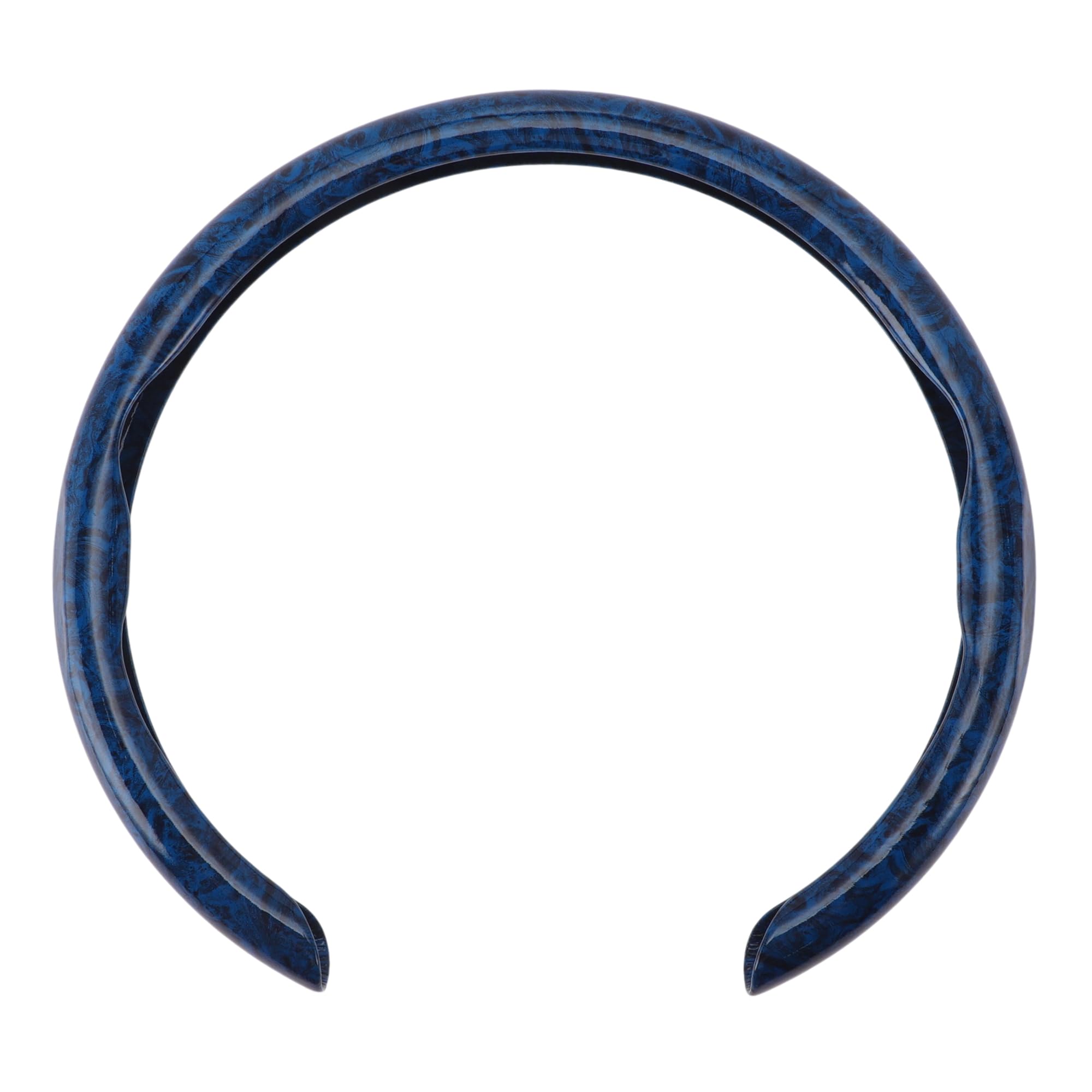 

X AUTOHAUX Универсальный чехол на руль автомобиля из ПУ синтетики, Легкий, Синий, Персиковый, 1 шт., Кожа, Прочный, Жаростойкий, 38 см, Установка, Текстура,