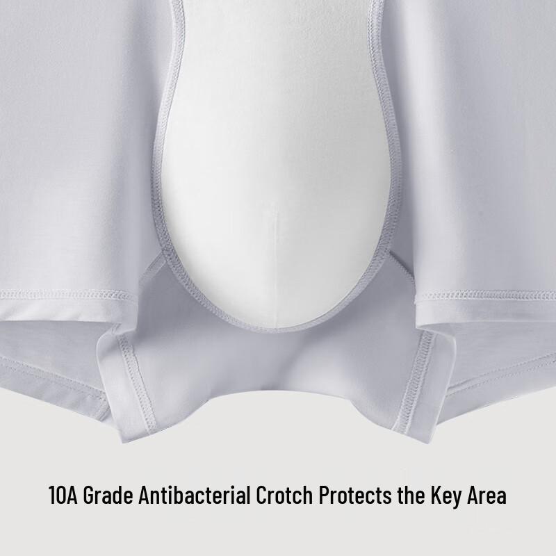 You Ke Shu Men's Antibacterial Boxer Briefs 3-Pack