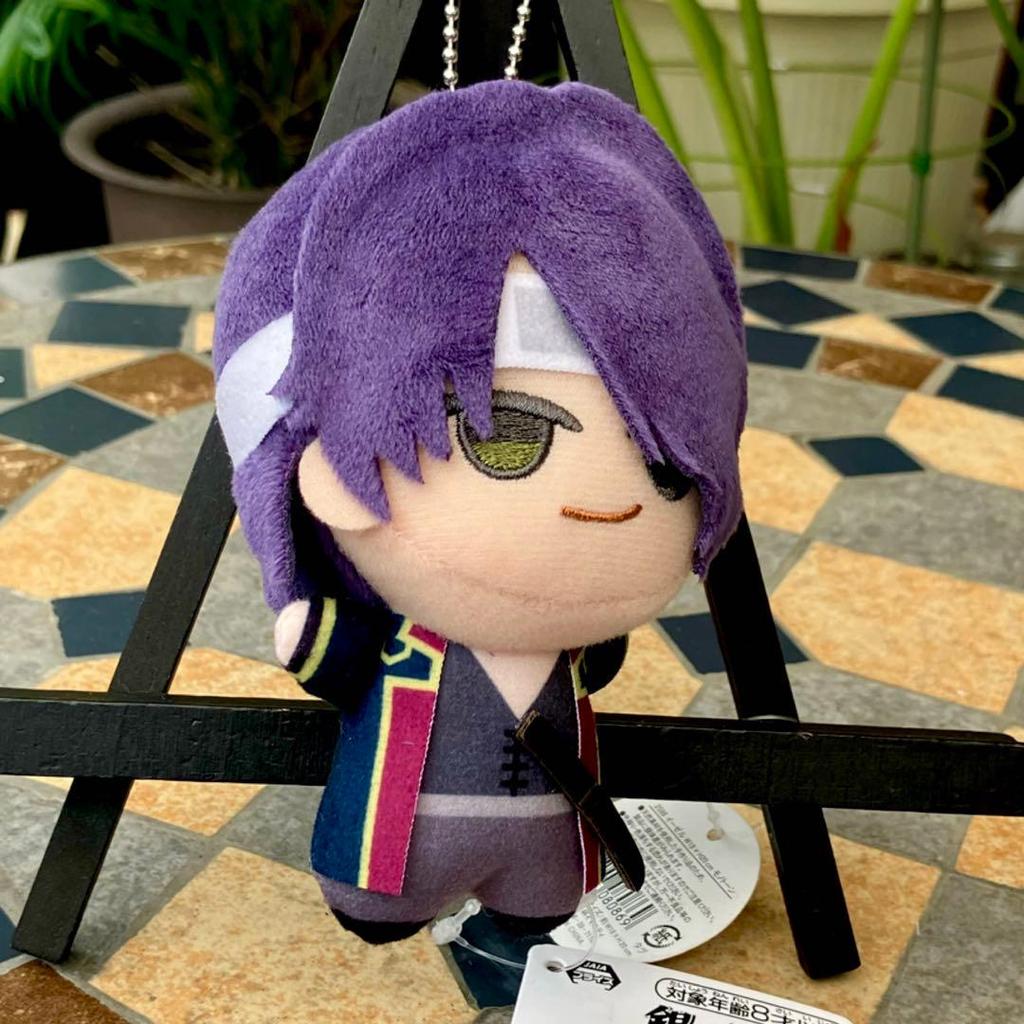 Gintama Chibi Gurumi Joui Shishi Takasugi Shinsuke Pluche Mascotte Sleutelhanger