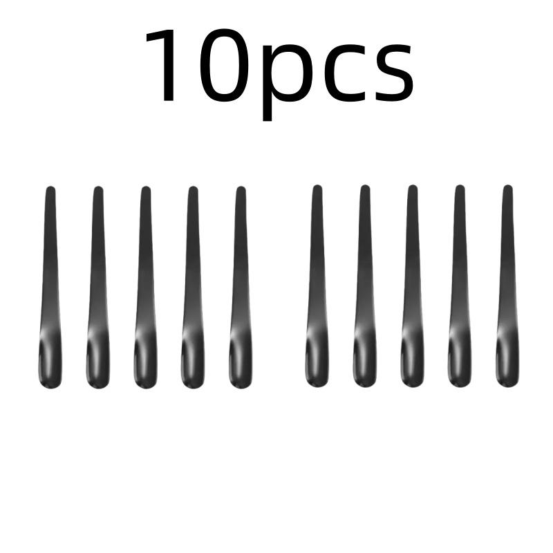 Tea Spoon Stainless Steel Flat Espresso Dessert Small Coffee Scoop Mixer Stirring Bar Kitchen Tableware