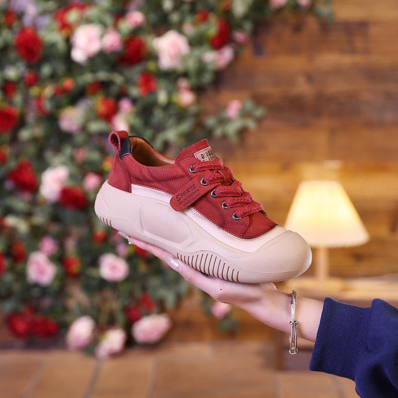 Women's Lightweight Non-Slip Sporty Casual Flats - Spring 2024, Thick & Soft Sole, Breathable Design