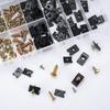 180 Pcs Automotive Screws And Car U Clips Assortment Kit, Including 90 Pcs Cross Head Mounting Screws, 90 Pcs Automotive U-Style Screw Clip-On Nuts,