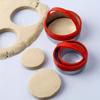 3pcs, Round Cookie Cutters, Stainless Steel Pastry Cutters, Biscuit Molds, Baking Tools, Kitchen Accessories
