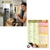 Educational Dogs Food Safety Magnetic Poster Dogs Feeding Safety Magnet For Responsible Pet Caregivers