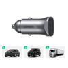 Ugreen Dual Port 30W Car Charger with USB-A/USB-C - PD PPS Certified - Metallic Gray (Model CD130)