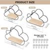 Floating Shelf Cloud Floating Shelves for Bedroom 3 Pieces Storage Organizer Modern Shelving Rack Home Decor for Living Room