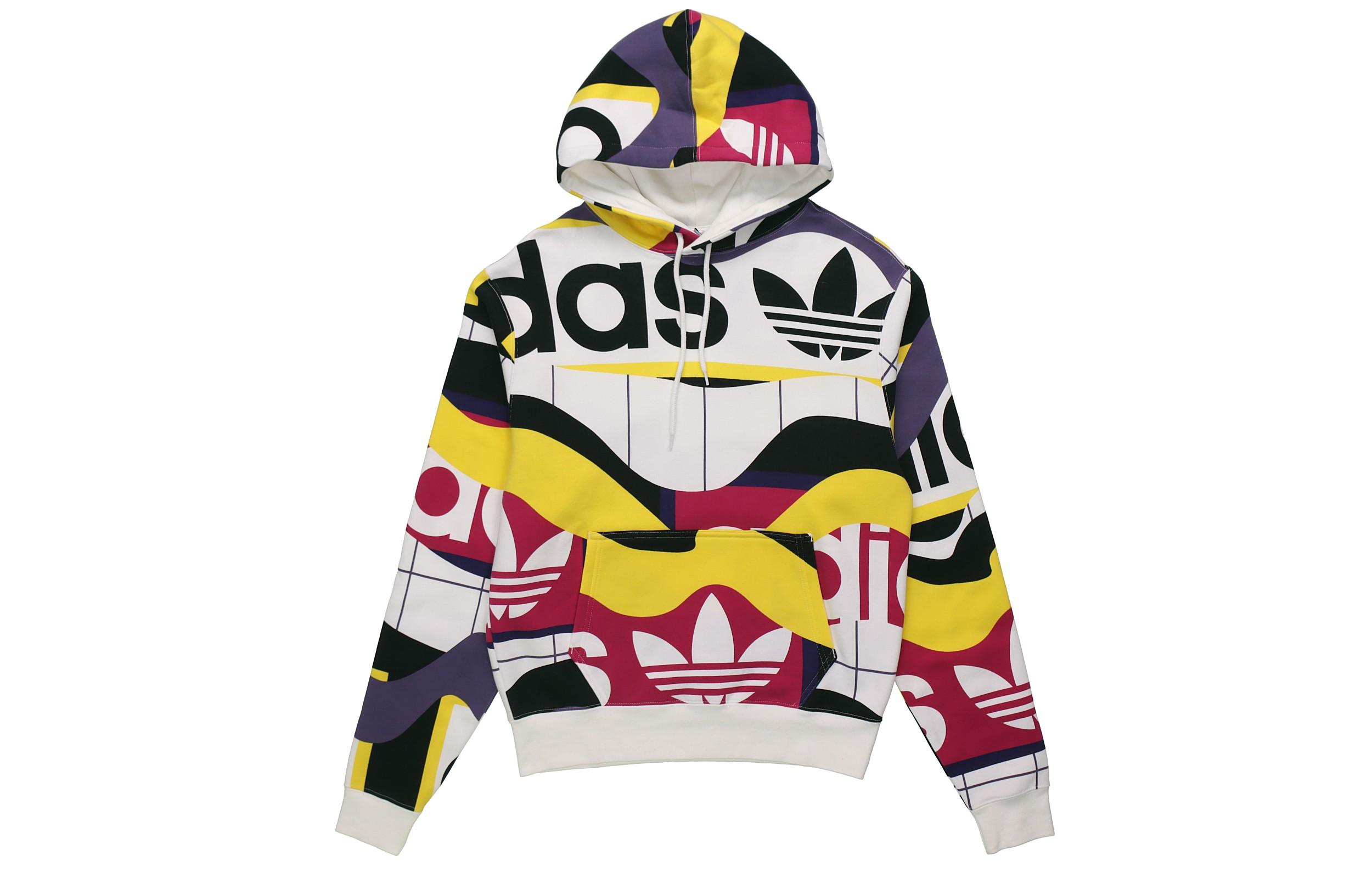 Мужские толстовки Adidas Originals Белые С капюшоном Средняя Обычная посадка FM1566 S