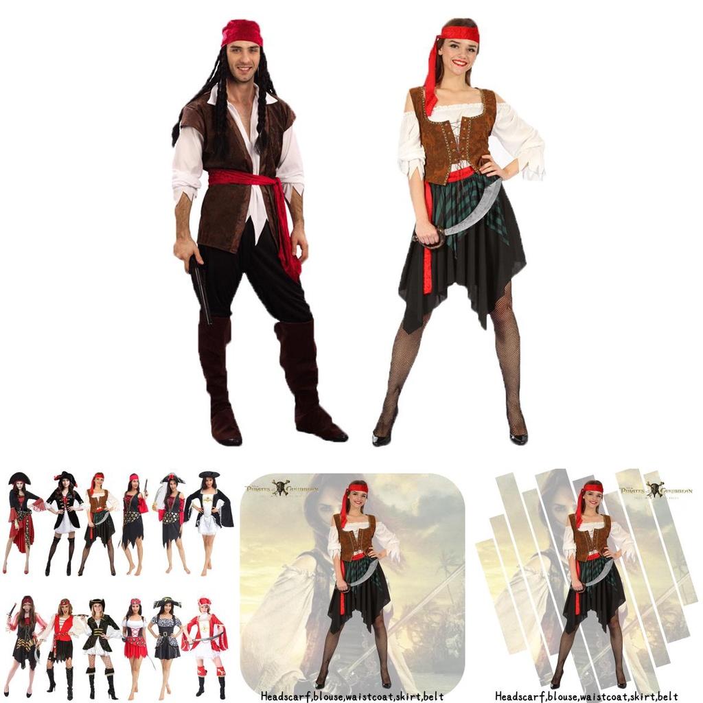 Pirate Costume For Adults Jack Sparrow Inspired Outfit For Halloween Or Christmas Party