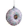 Christmas Ornament Sparkling Pink Series Ice Cream Doughnut Shape Hanging Pendant Farmhouse Xmas Decor