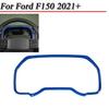 Blue Center Console Dashboard Meter Panel Frame Cover Trim For Ford F150 +