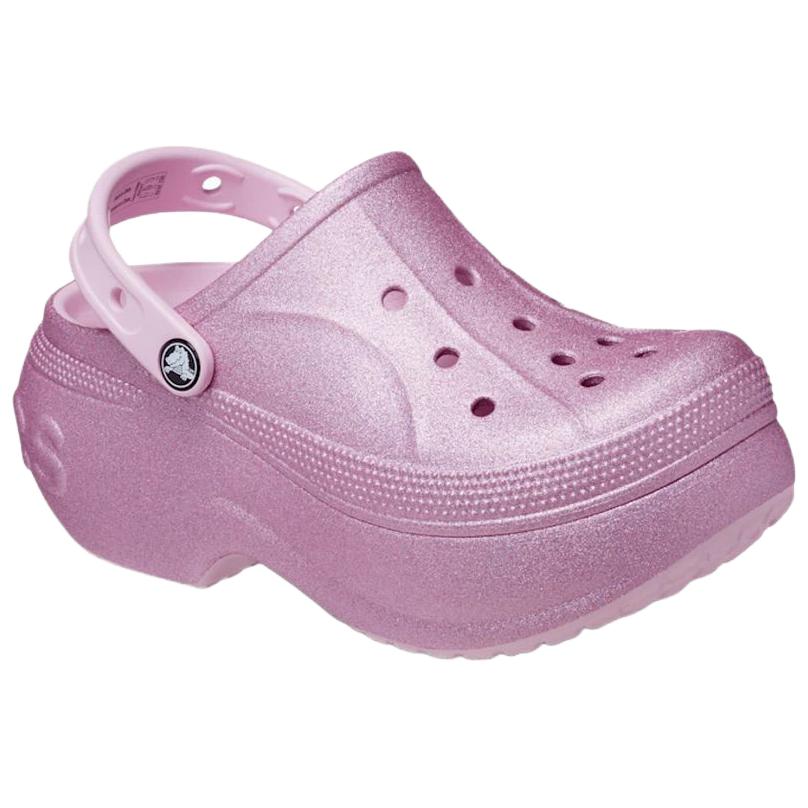 Crocs Bella Glitter Clog Fashion Casual Clogs Unisex Clogs Ballet-Pink 210452-6GD