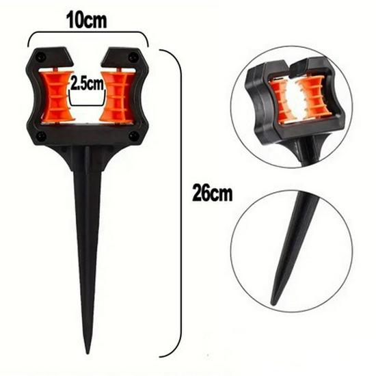 Anti-Tangle Garden Hose Stake & Guide Holder