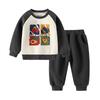 Boys Cartoon Outfit Set Sweatshirt and Jogger Pants Two Piece Tracksuit Casual Clothing for Toddler and Kids