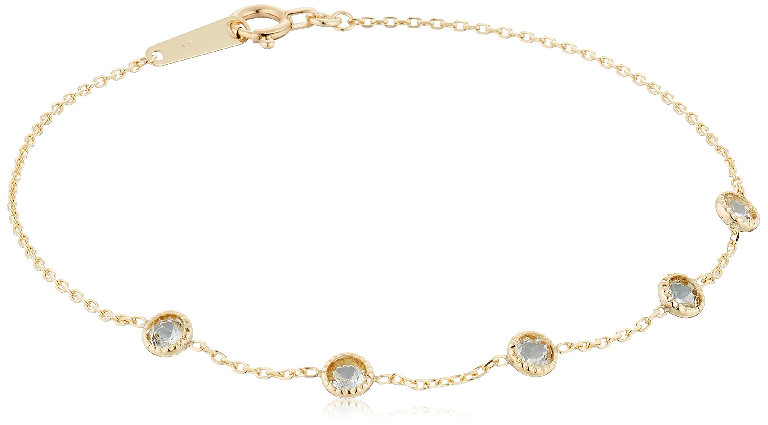 

K10 Aquamarine Bracelet [Agate]