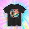 Retro Strand Surf Shirt Ozeanwelle Palme Sonnenuntergang Sommer-Vibes T-Shirt S-5XL