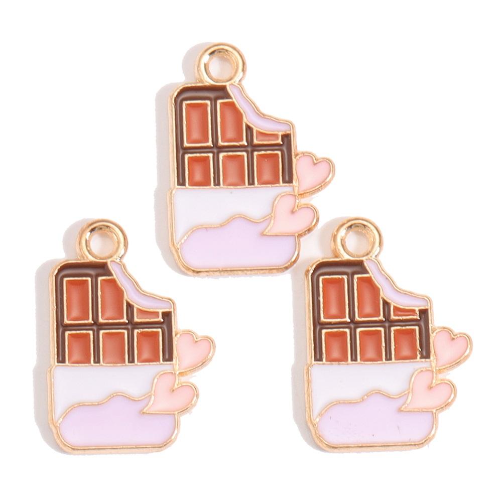 10Pcs Colorful Cute Enamel Red Mushroom Alloy Pendant for Women's Earrings Bracelet Jewelry Made of Charm DIY Necklace Ornaments