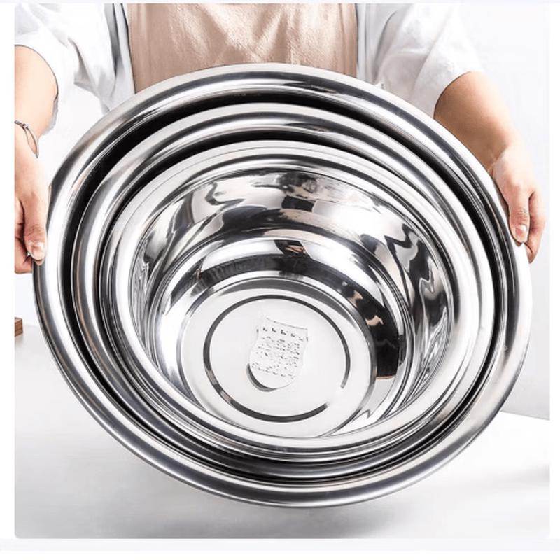 Extra Large Stainless Steel Round Deep Soup Basin