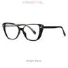 Women Cat Eye Reading Glasses Prescription Myopia Eyewear Blue Light Blocking Optical Lenses Computer Acetate Eyeglasses Frame