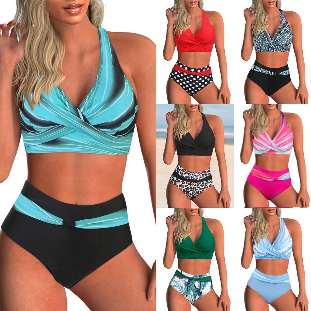 Bikini new small fresh sexy split swimsuit women's beach swimsuit
