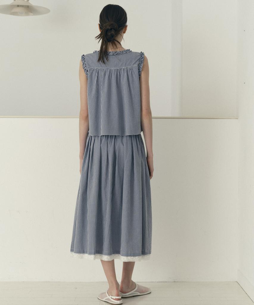 Jucy Judy Checkered Full Skirt J1Sk322A