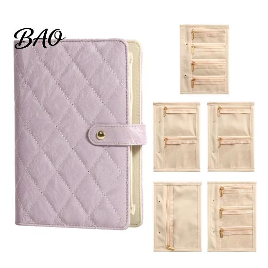 Protective Jewelry Storage Bag Book Set, PU Leather Travel Organizer, with 5 Removable Pages Soft Velvet Design, Pouch for Necklaces Rings Earrings